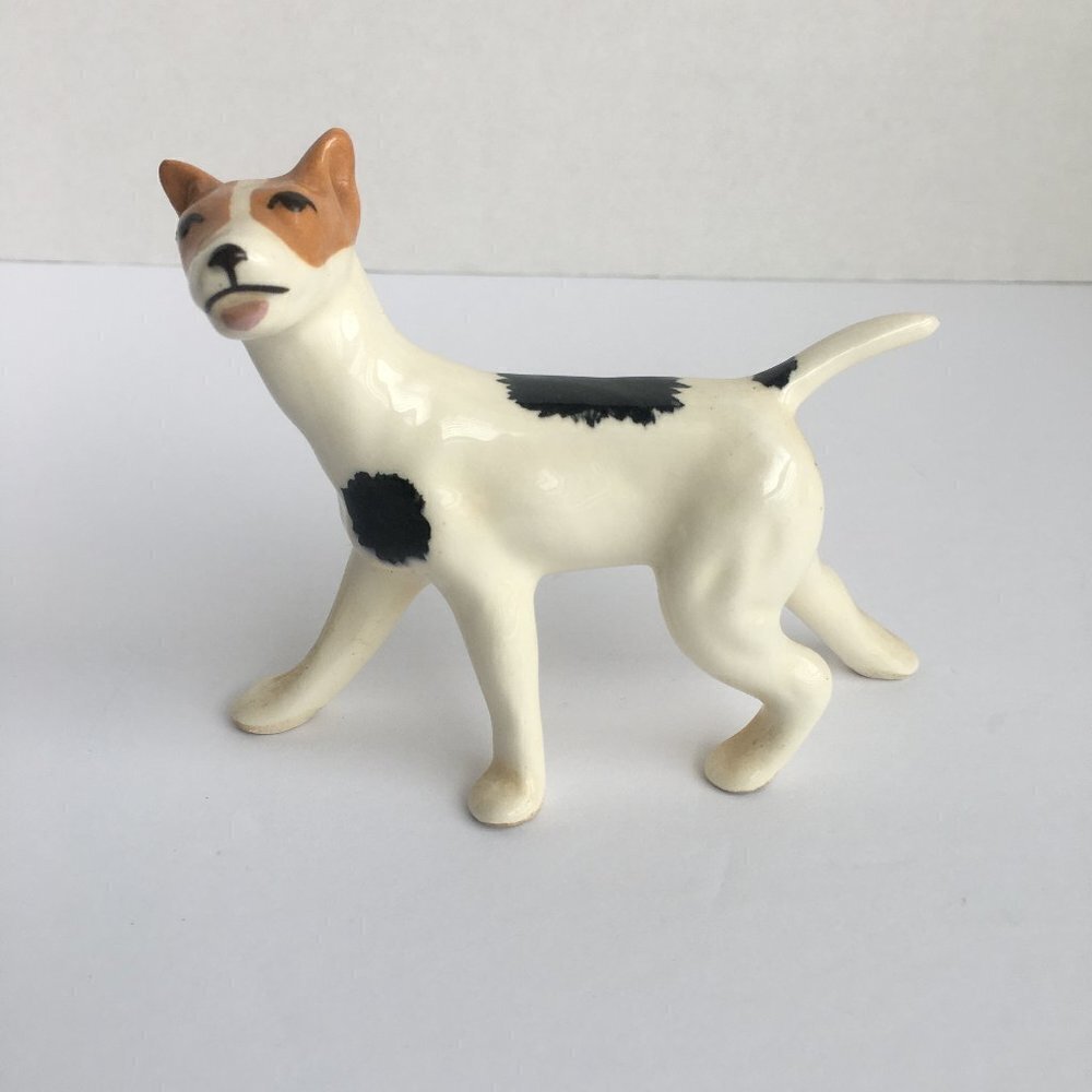 Vintage Dog Figurine Statue - Possibly Bull Terrier or Basenji? - Picture 3 of 12